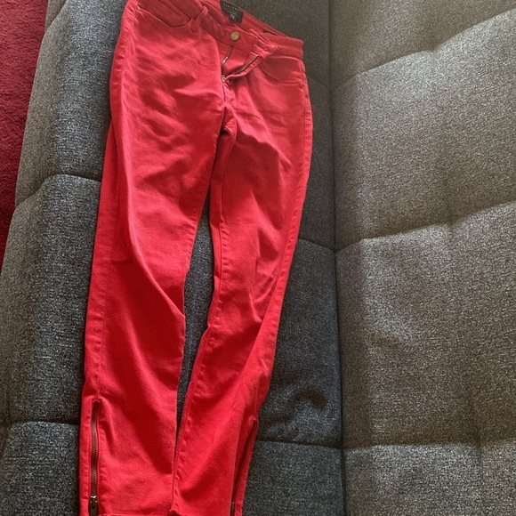 Sanctuary Women's Vibrant Red Skinny Jeans size 4 - Picture 4 of 6